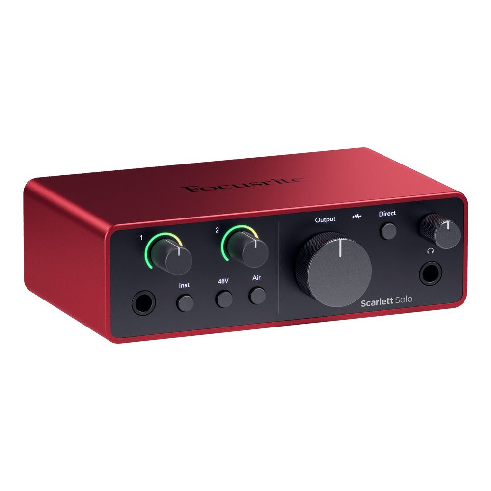 FocusriteСтудийныйкомплектдлязвукозаписи,красный