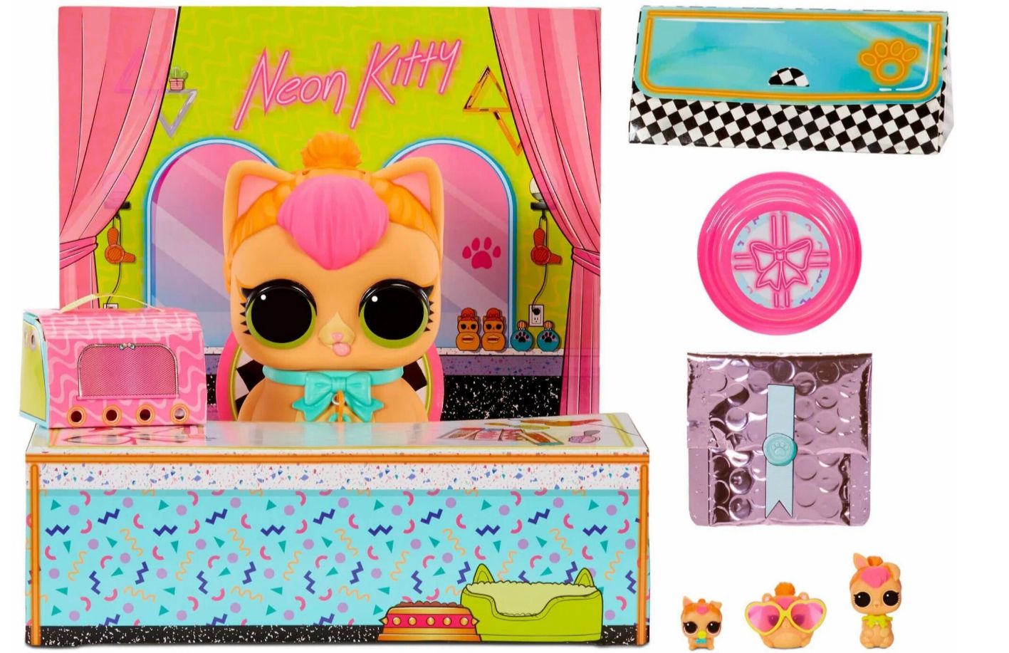 Игровой набор LOL Surprise Big Pet Neon Kitty - купить с доставкой по ...