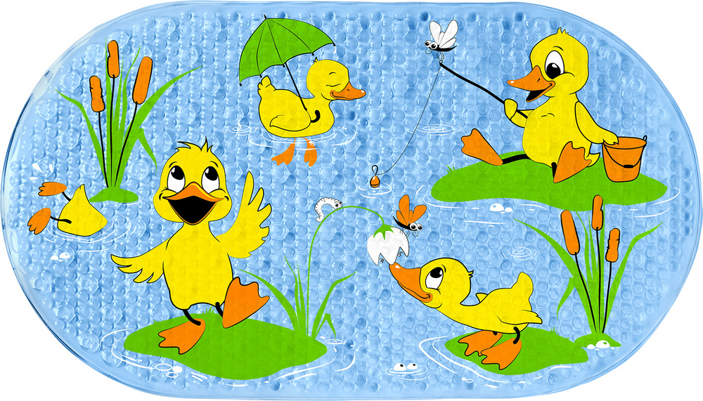 Коврик для ванны детский, 69*39 см, УТЯТА #1