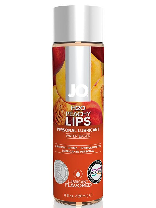 Съедобный лубрикант с ароматом персика JO Flavored Peachy Lips - 150 мл  #1