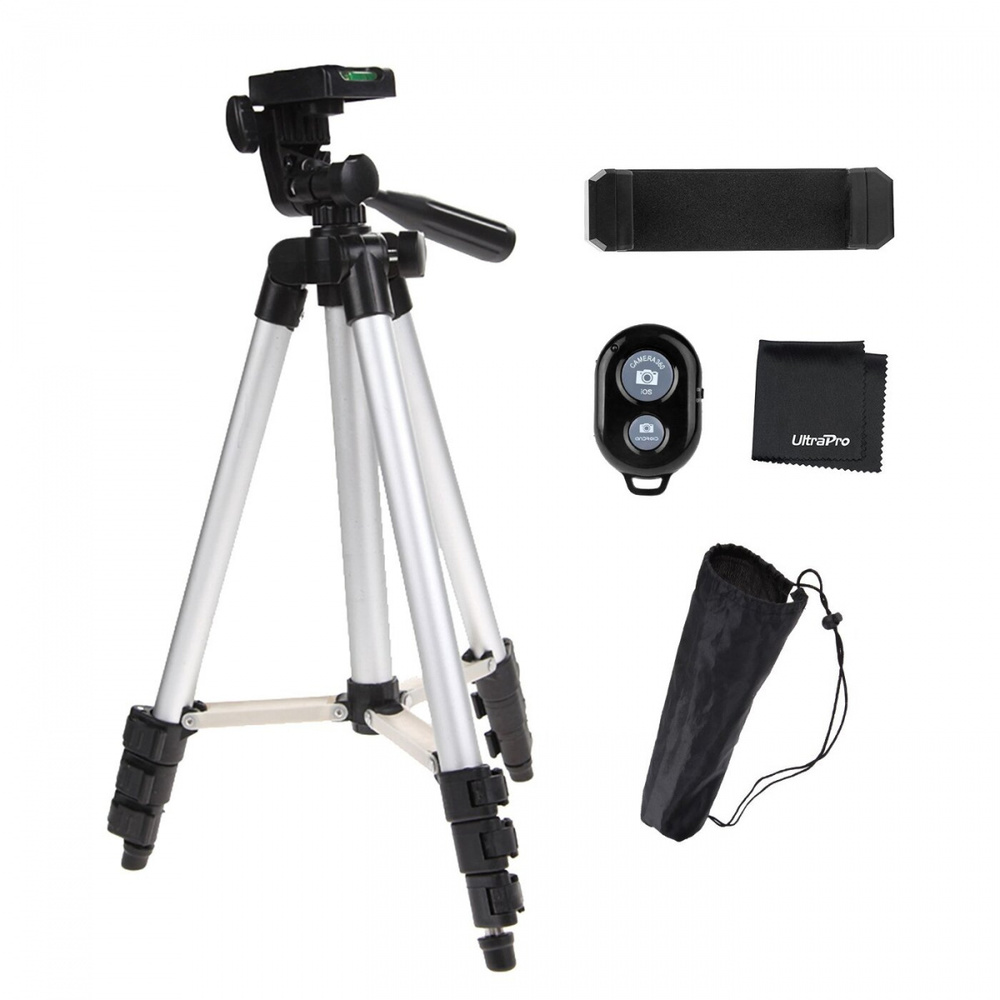 Штатив для камеры и телефона Tripod DK-3888 с Bluetooth кнопкой