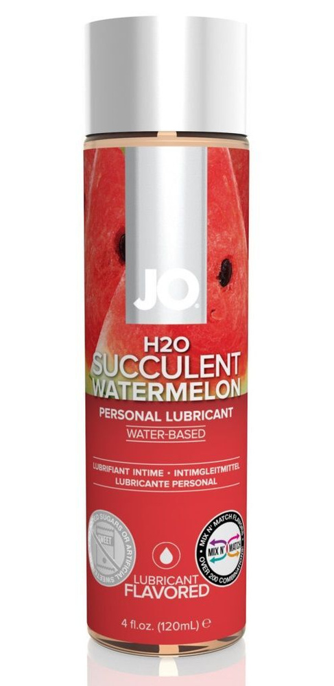 Лубрикант на водной основе с ароматом арбуза JO Flavored Watermelon - 120 мл, System JO, США  #1