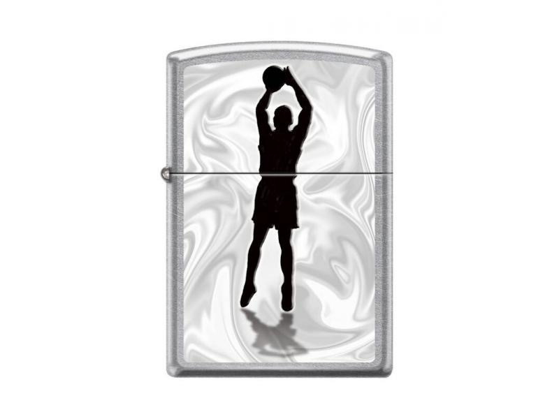 Зажигалка бензиновая ZIPPO Баскетболист Street Chrome #1