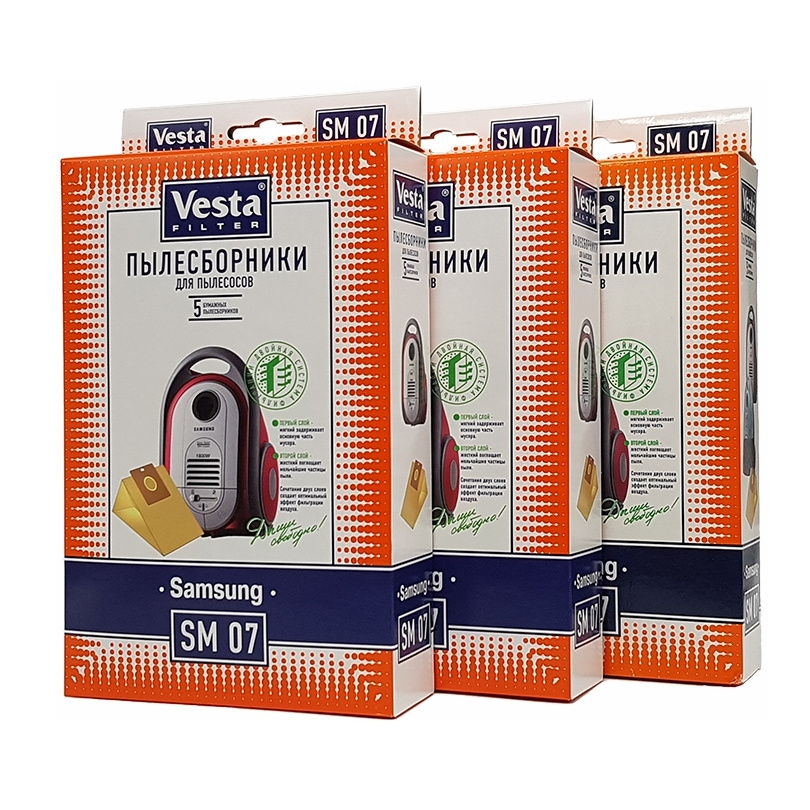 Vesta filter SM 07 XXl-Pack комплект пылесборников, 15 шт #1