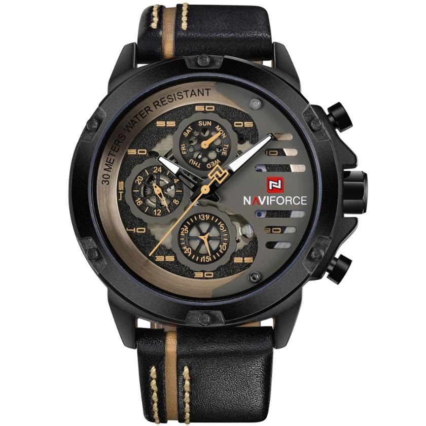 Часы наручные Naviforce Мужские Цифровые, брендовые Роскошные спортивные в стиле