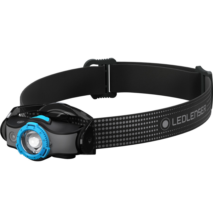 Фонарь налобный LED Lenser MH5 New Черный/Голубой 502145 #1