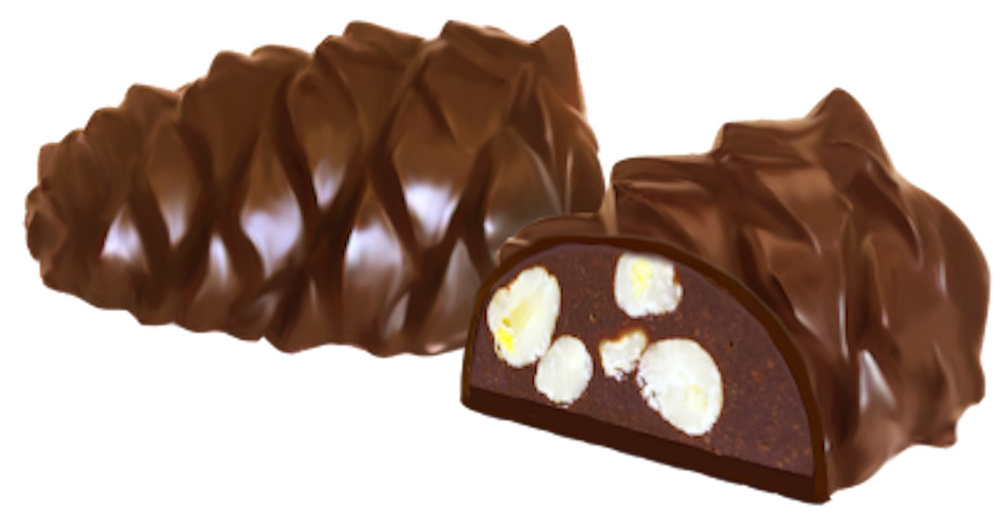 Конфеты "Сибирское лакомство - шишки" с кедровыми орешками, 150 грамм ...