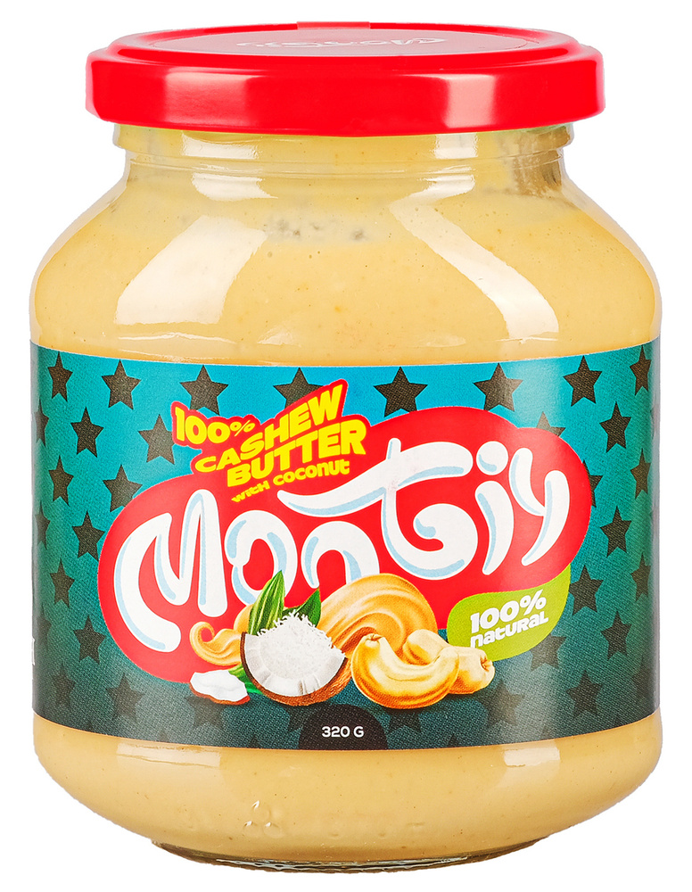 Кешью-кокосовая паста (кешью и кокосовая паста) 100% натуральный состав ...