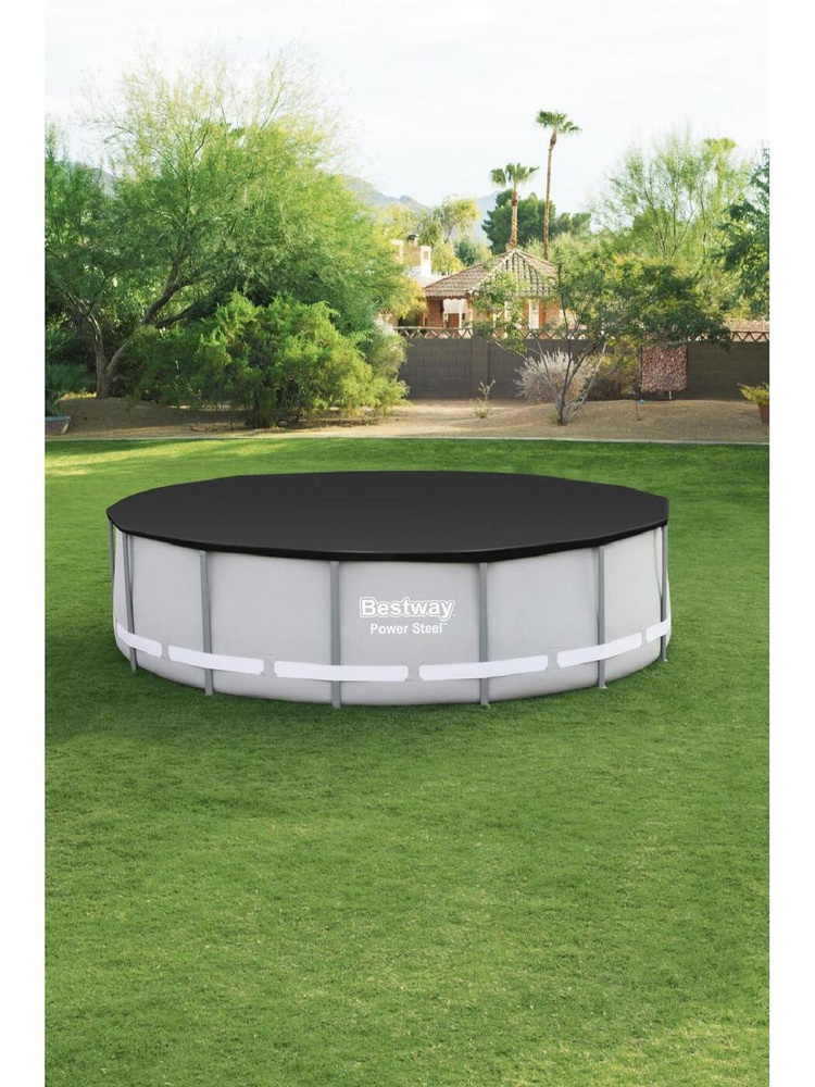 Тент для каркасных бассейнов Steel Pro и Power Steel 427 см Bestway ...