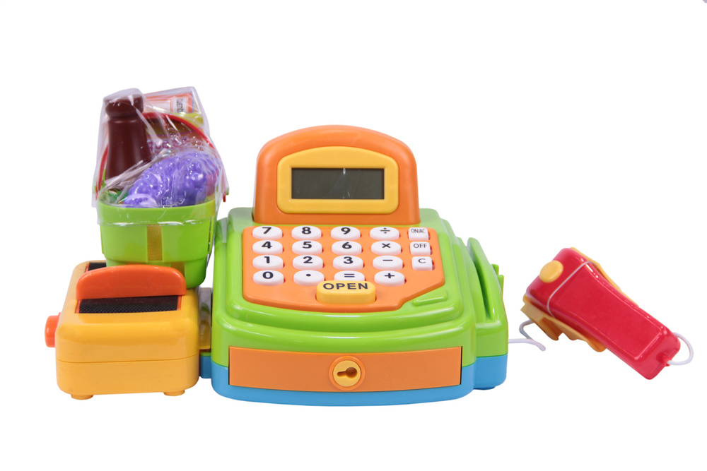 Детская игрушечная касса — купить, цена в интернет-магазине manikyrsha.ru
