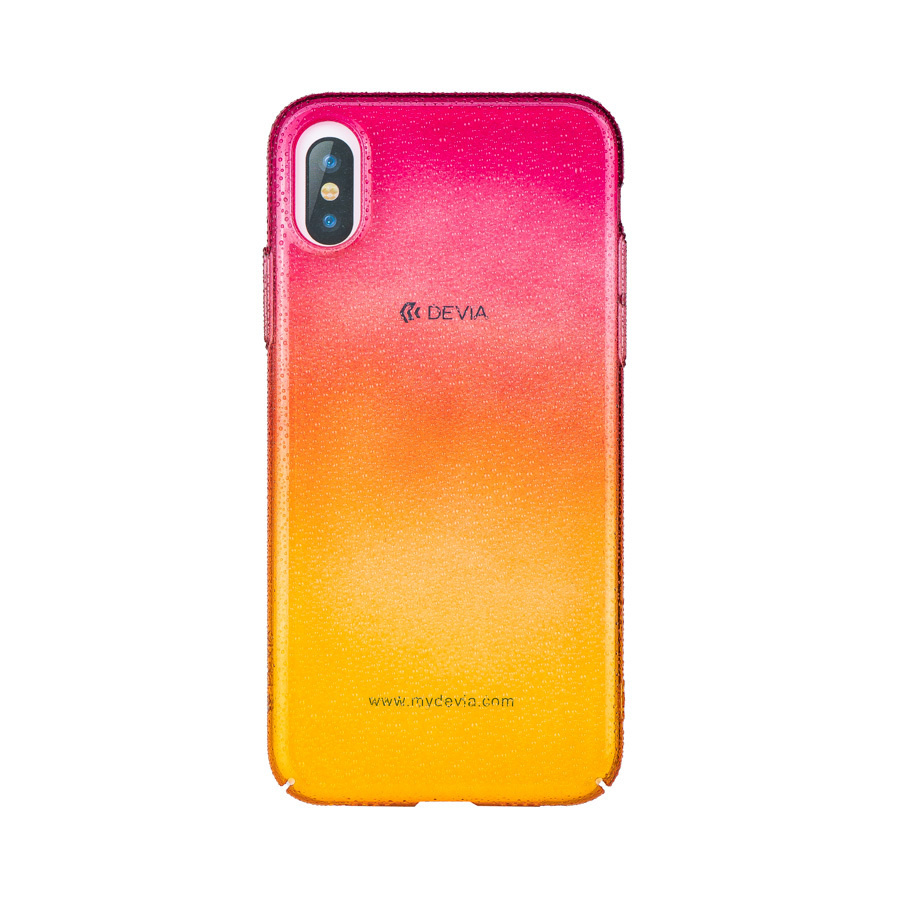 Чехол Devia Amber Case для iPhone X/XS - Orange - купить с доставкой по  выгодным ценам в интернет-магазине OZON (238764103)