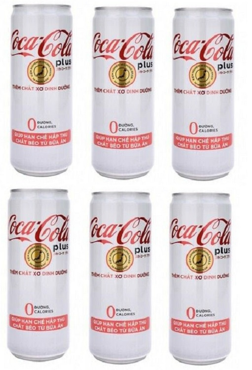 Газированный напиток Coca Cola Plus / Лимонад Кока Кола Плюс 320 мл 6 ...