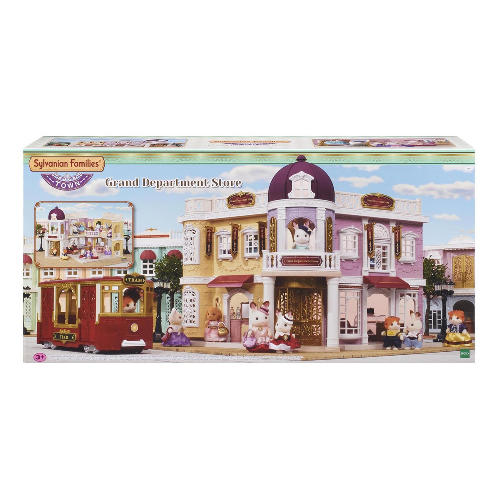 Дом для кукол Sylvanian Families Town Series Галерея Гранд Таун, 6017 -  купить с доставкой по выгодным ценам в интернет-магазине OZON (263810267)