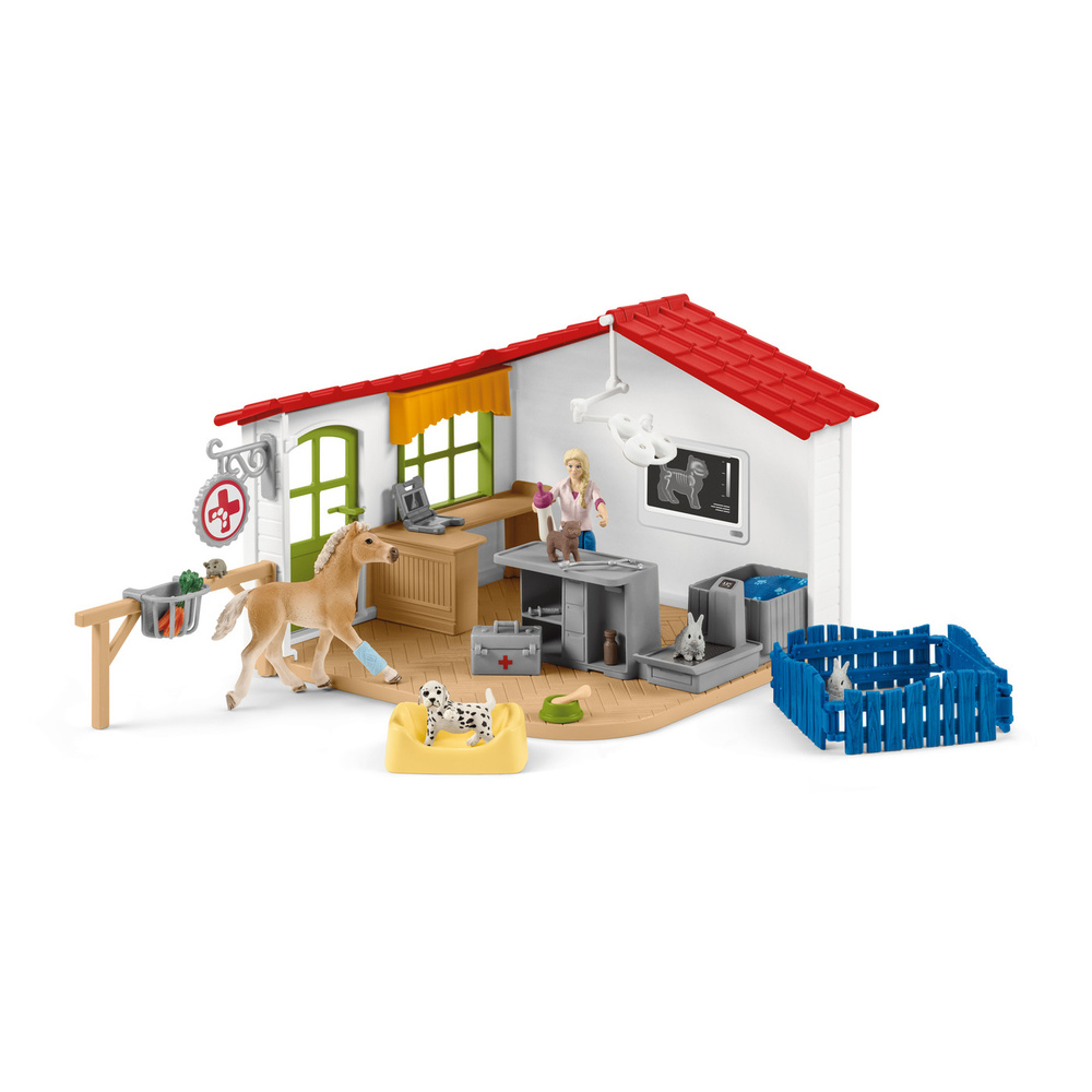 Набор Schleich Ветеринарная клиника с домашними животными 42502  #1