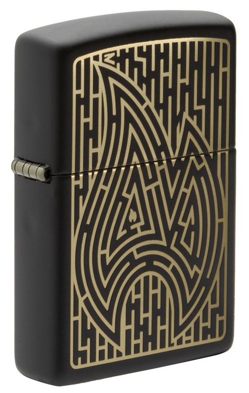 Зажигалка бензиновая Zippo Black Matte 49597 #1