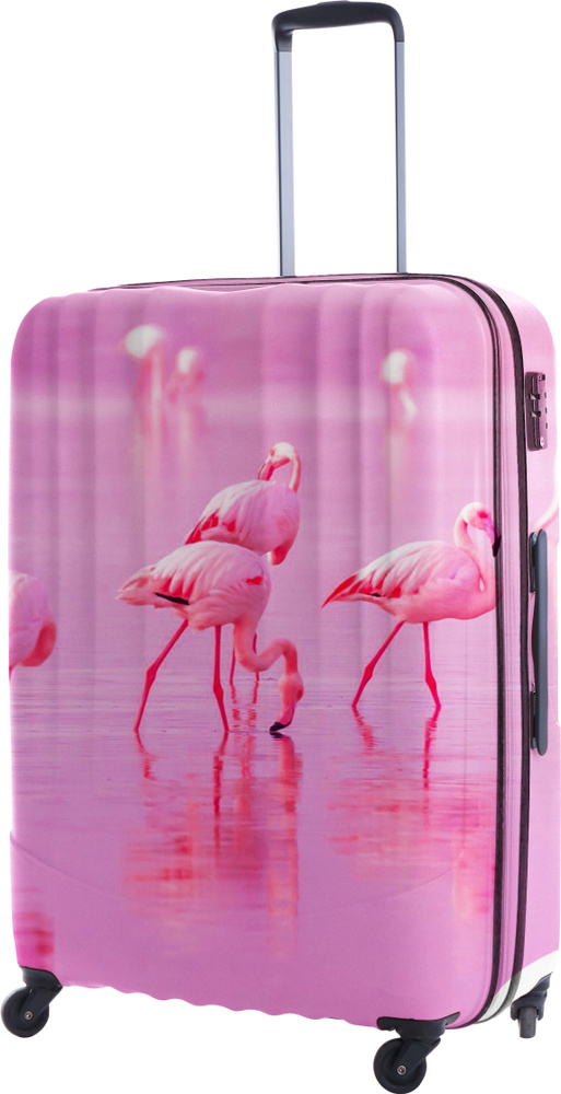 Чехол для чемоданов-12-S-розовый #1