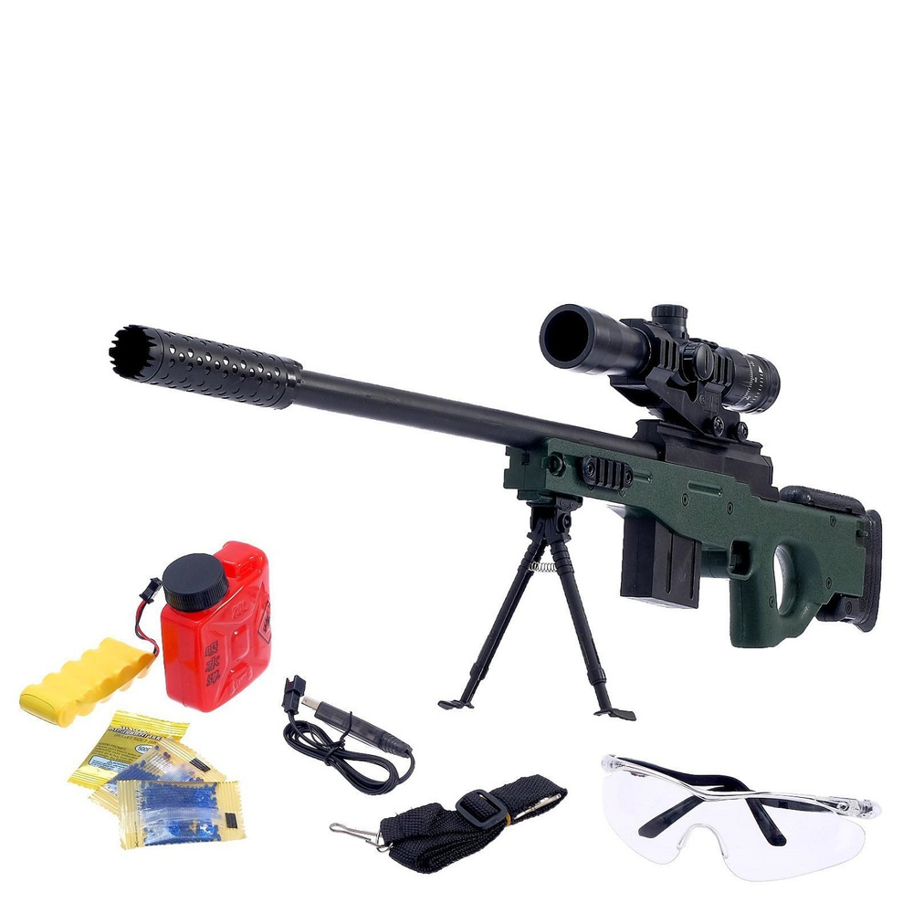 Детская пневматическая снайперская винтовка с оптическим прицелом ...