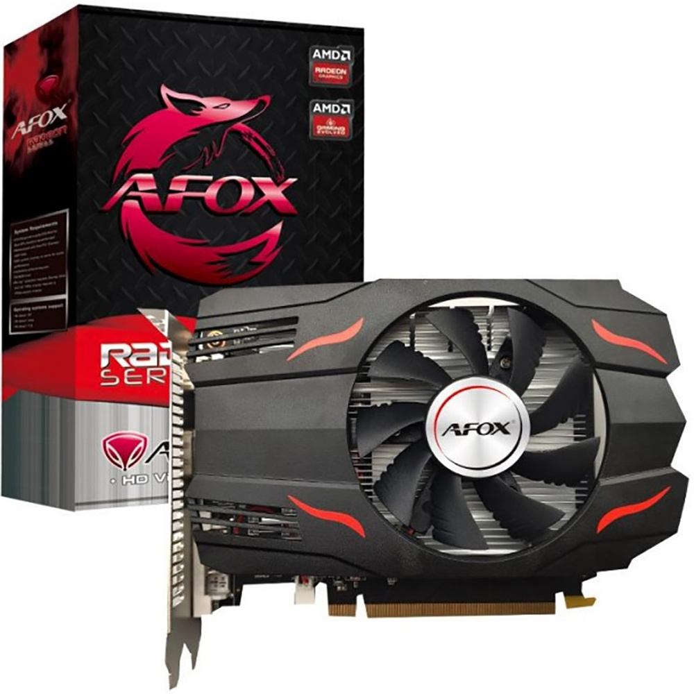 Видеокарта AFOX Radeon RX 550, 4 ГБ GDDR5, GDDR5 - купить по низким ценам в  интернет-магазине OZON (298086899)