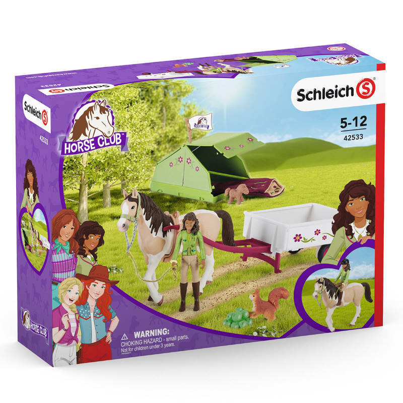 Игровой набор Schleich Horse Club Кемпинг-приключения Сары 42533 #1