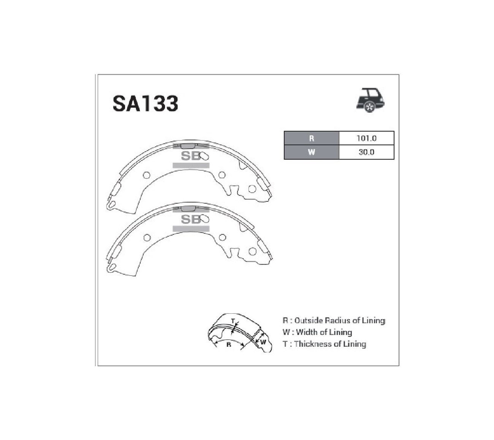Колодки тормозные Sangsin Brake SA133 - купить по низким ценам в ...