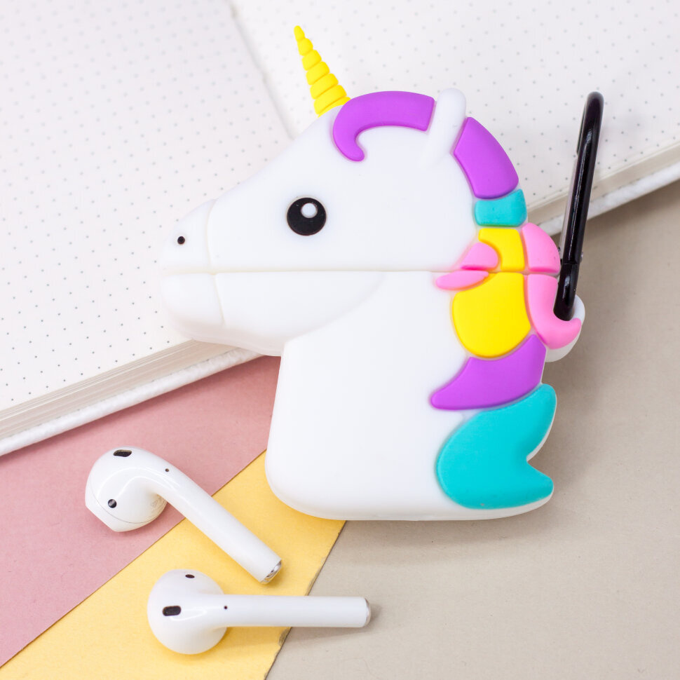 Чехол для Airpods "Unicorn head" #1