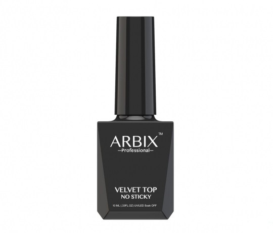 Arbix Топ вельветовый без липкости для гель-лака Velvet Top No Sticky, 10 мл  #1