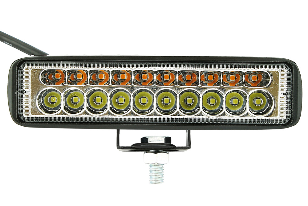 Фара светодиодная противотуманная и рабочего света, 10-60V, 54W (153х35мм, 18 LED)  #1
