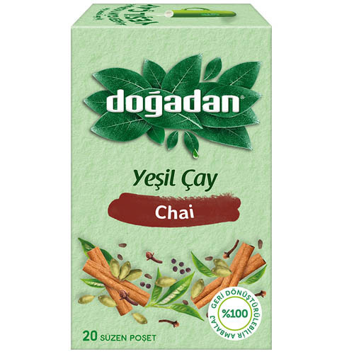 Зелёный чай с семенами чиа 20 пакетиков DOGADAN #1