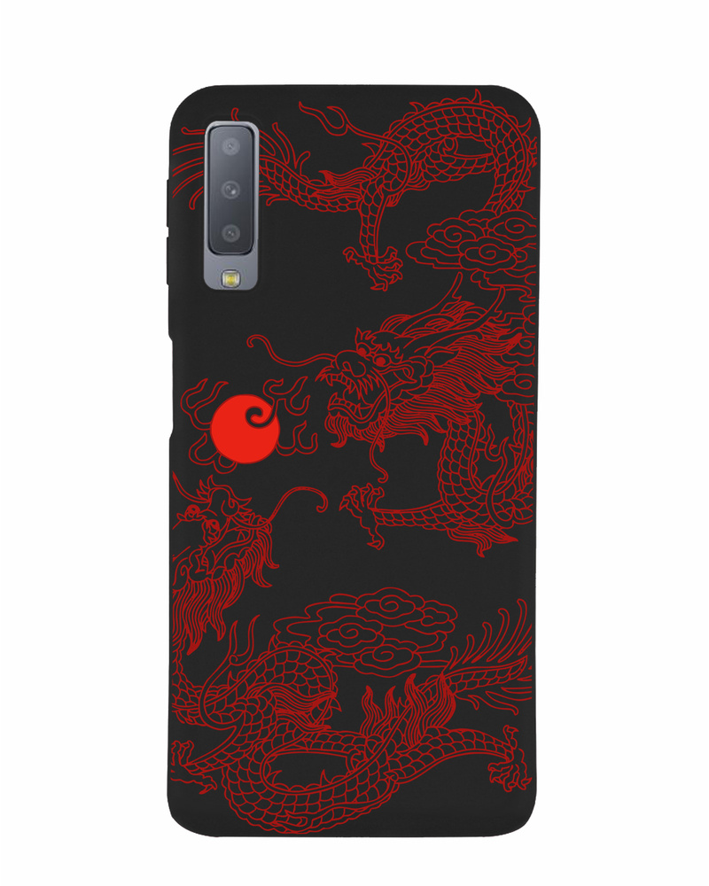 Силиконовый чехол Mcover для Galaxy A7 (2018) (Галакси А7 2018 (А750 ...