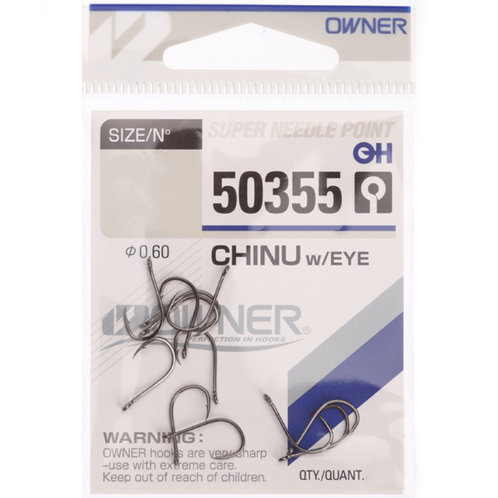 Крючки одинарные OWNER 50355 Chinu #04 (11 шт/уп) - купить с доставкой ...