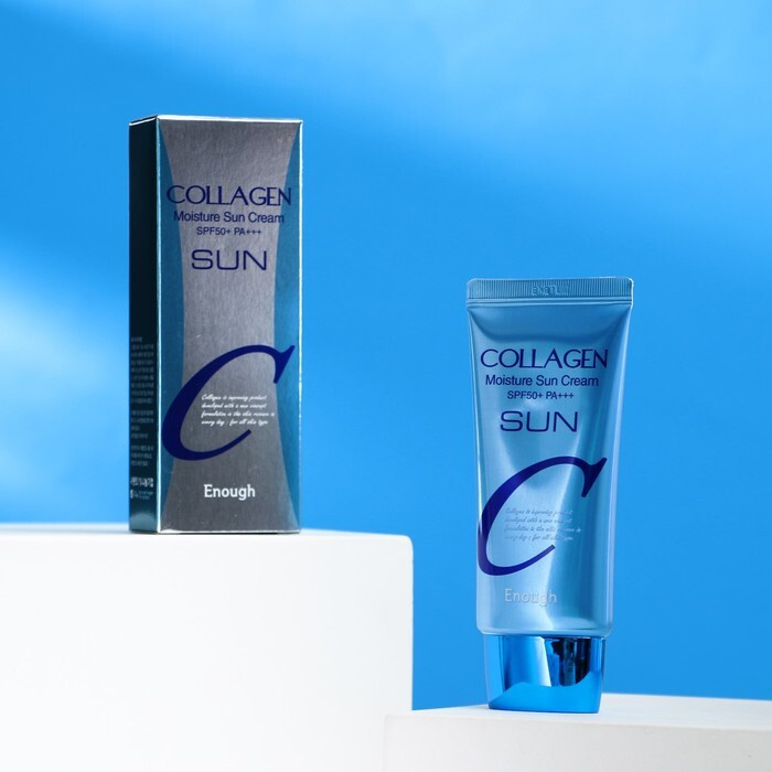 Увлажняющий солнцезащитный крем с коллагеном Collagen Moisture Sun ...