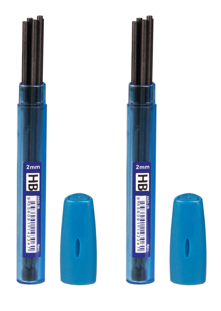 STABILO Грифель для карандаша 2 мм, твердость: HB (Твердо-мягкий), 16 ...