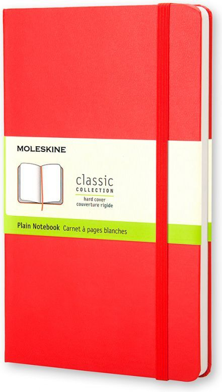 Записная книжка без разметки Moleskine Classic Pocket, А6, сшитый, картон, 96 л, красный  #1