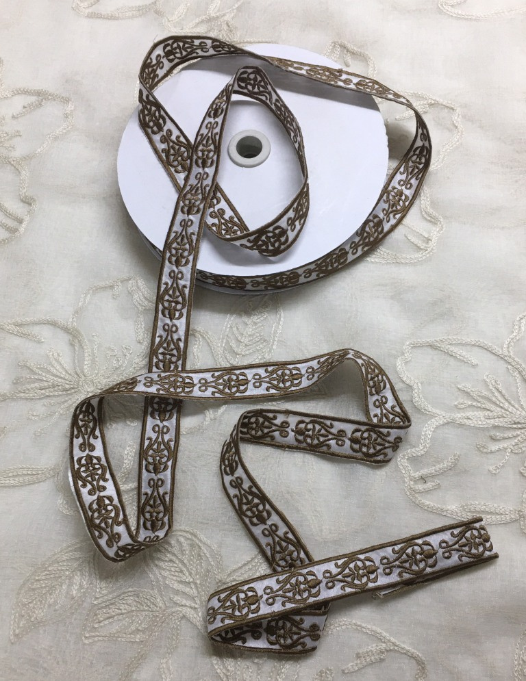 Тесьма декоративная с вышивкой купить на OZON по низкой цене (378559349)