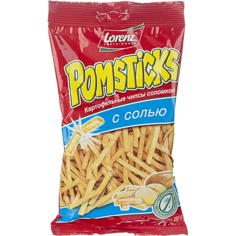 Картофельная соломка Pomsticks с солью, 100 г #1