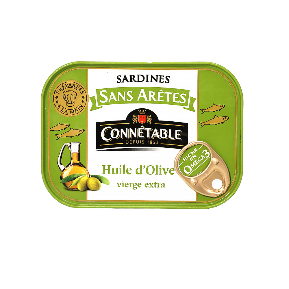 Сардины Connetable без костей в оливковом масле первого отжима экстра 140г (Марокко)  #1
