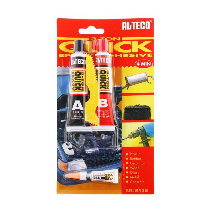 Холодная сварка Alteco 3-TON QUICK EPOXY высокотемпературная, 56,7 г ...