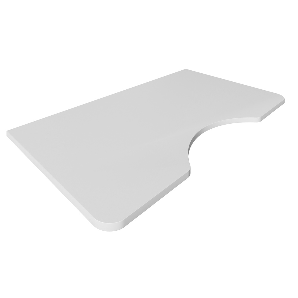 Столешница с центральным вырезом, белый шагрень 140x90 см - купить с ...