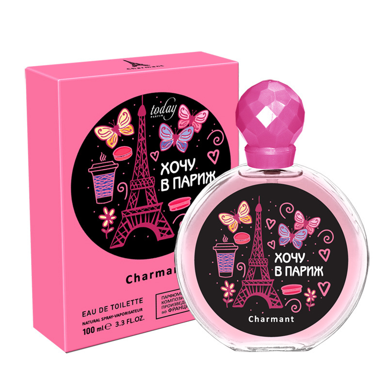 Today Parfum ХОЧУ В ПАРИЖ ШАРМАНТ Туалетная вода 100 мл (1540772157)