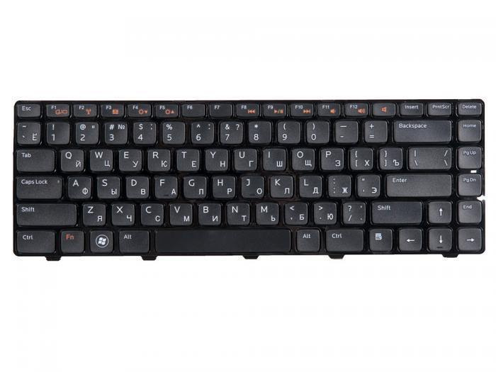 Клавиатура для ноутбука Dell Vostro 1440, 1450, 1540, 1550, мал. Ентер, черная с рамкой  #1