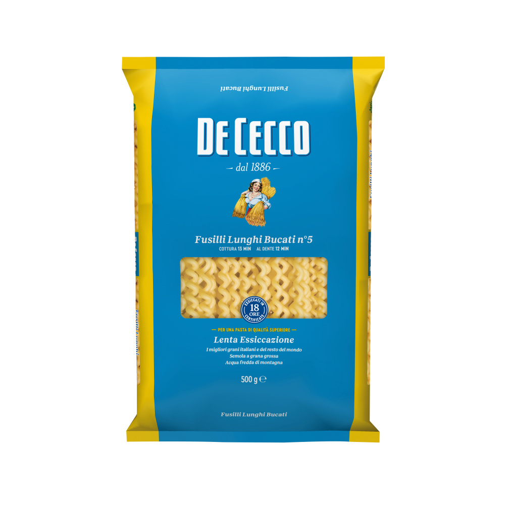 Макаронные изделия из твердых сортов пшеницы De Cecco, Спагетти 500 г.  #1