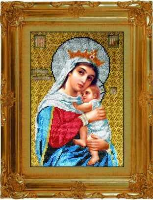 Набор для вышивания бисером L-14 Икона Божией Матери Отчаянных единая надежда 24х16 см  #1