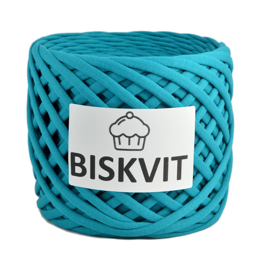 Пряжа Biskvit, 330г, 100м, 100%хлопок, (Морская волна) (1 шт.) #1