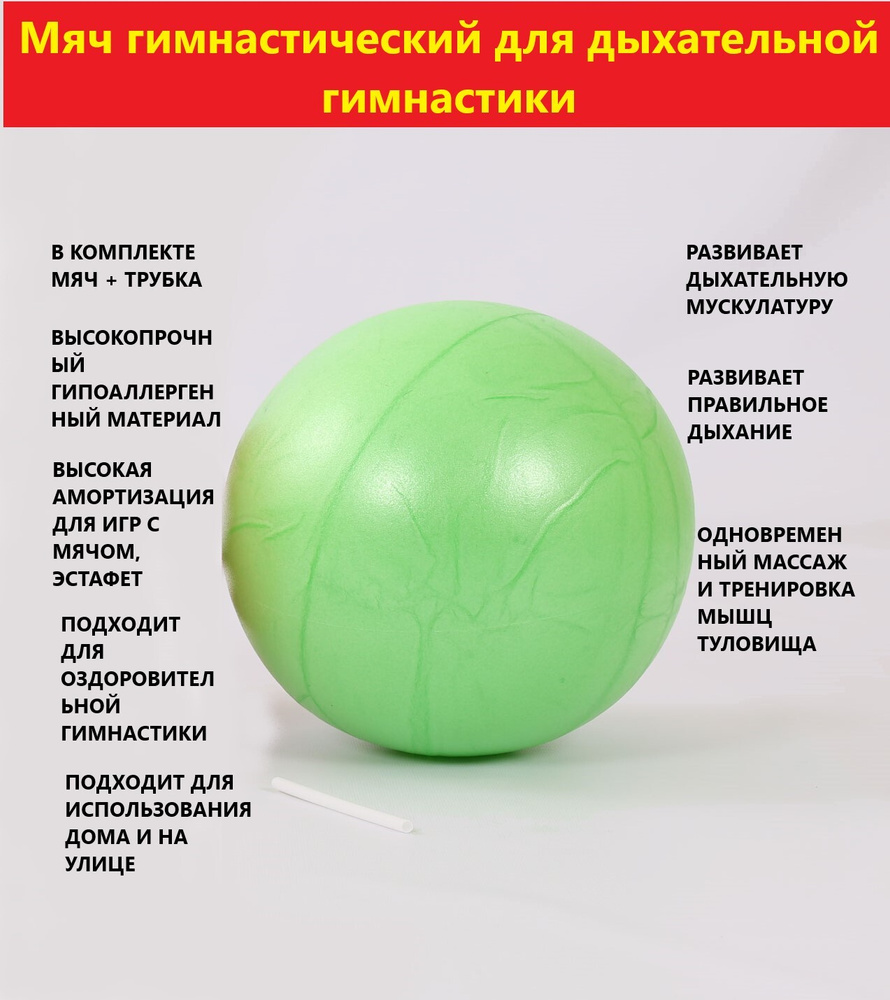 Мяч для гимнастики, 25 см - купить по низкой цене с доставкой в  интернет-магазине OZON (536265882)