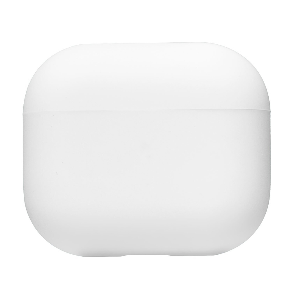 Чехол для кейса наушников AirPods 3 силиконовый тонкий <белый> #1