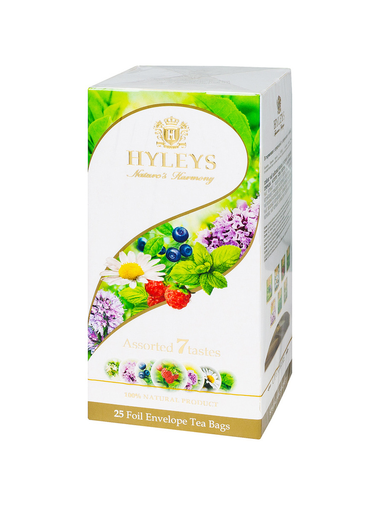 Чай Hyleys "Гармония Природы" Ассорти 7 вкусов в пакетиках 25 шт х 1,5 гр  #1