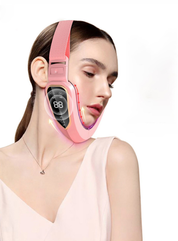 Прибор для лифтинга лица HSKOU, светодиодный фотонный терапевтический ...