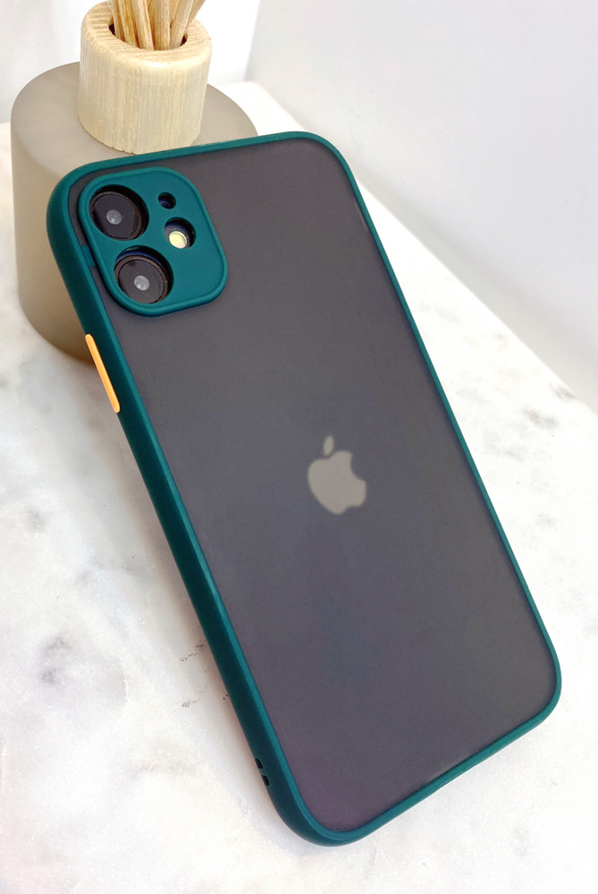 Чехол на iPhone 11 / Айфон 11 силиконовый противоударный с защитой ...