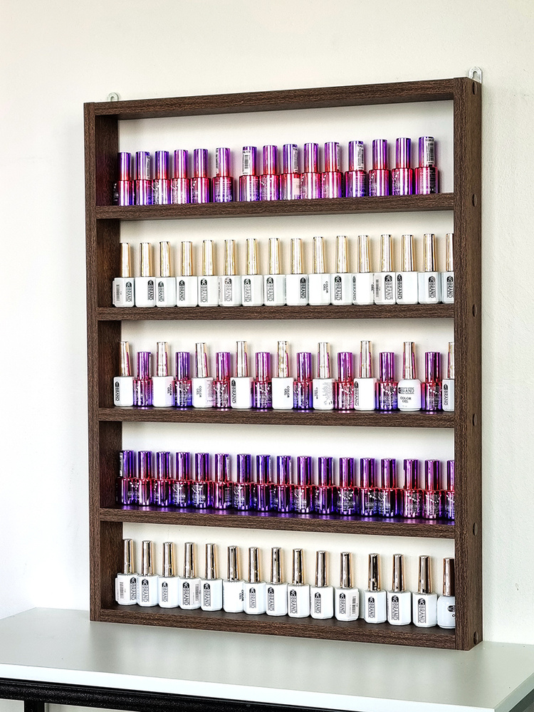 Полка для лаков для ногтей настенная - органайзер для гель лаков ...