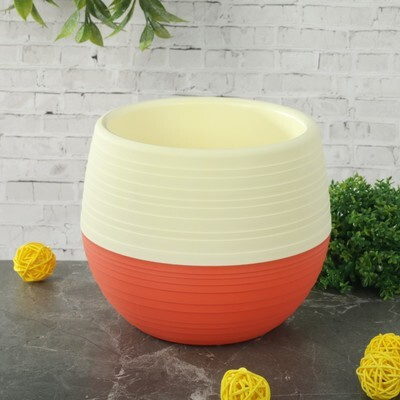 Горшок для растений ЯПОНИЯ,1,2л,КОРАЛЛОВЫЙ, 3 штуки - купить с ...